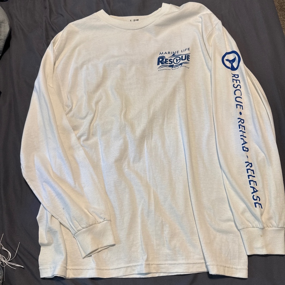 White long sleeve shirt